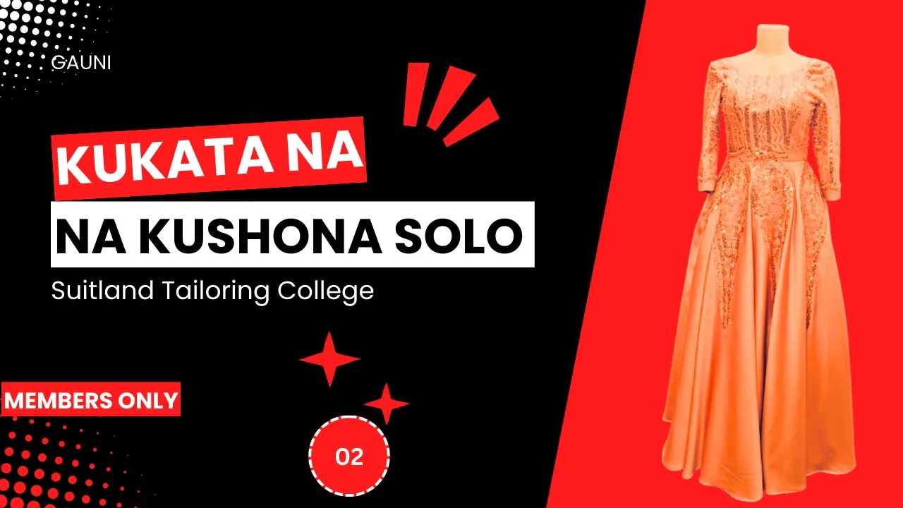 Jinsi ya Kukata na Kushona Solo toboa Eps 02